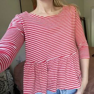 Free people striped blouse